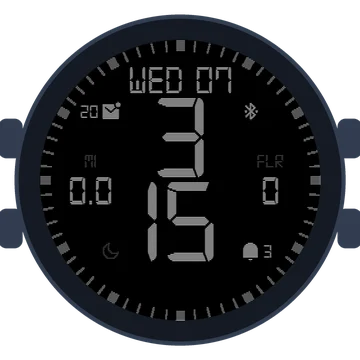 Simple Large Digital No.5 Gen3 D2 Mach 2