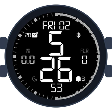 Simple Large Digital No.5 Gen3 fēnix 5