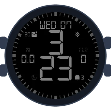 Simple Large Digital No.5 Gen3 fēnix 8
