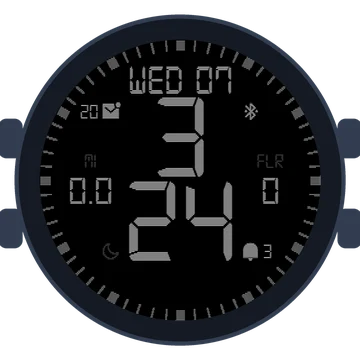 Simple Large Digital No.5 Gen3 fēnix 8 Pro