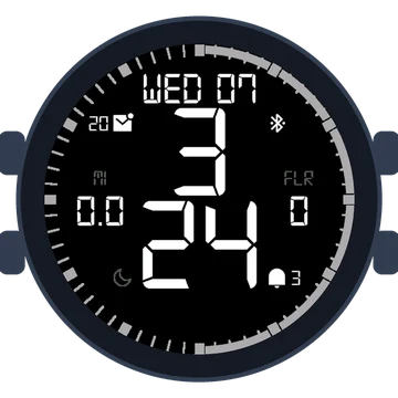 Simple Large Digital No.5 Gen3 fēnix 8 Pro