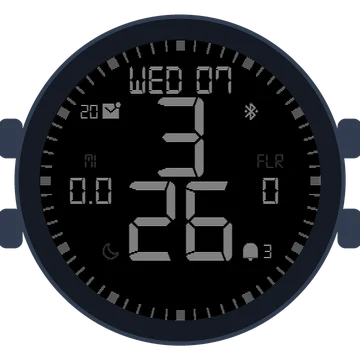 Simple Large Digital No.5 Gen3 fēnix 9
