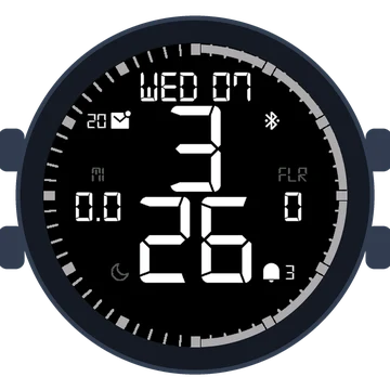 Simple Large Digital No.5 Gen3 fēnix 9