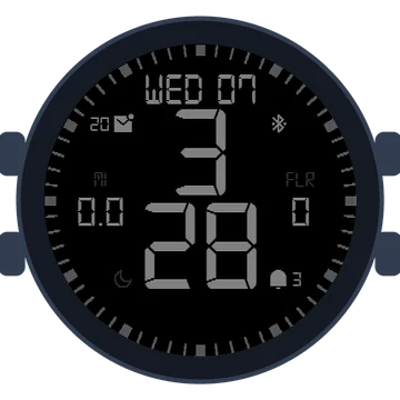 Simple Large Digital No.5 Gen3 fēnix 9 Pro