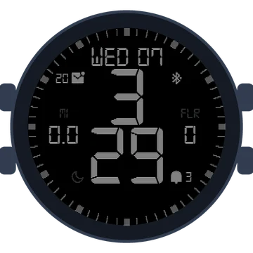 Simple Large Digital No.5 Gen3 fēnix E