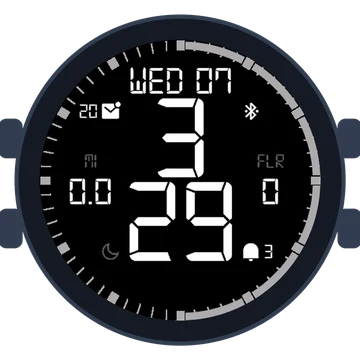 Simple Large Digital No.5 Gen3 fēnix E