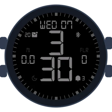 Simple Large Digital No.5 Gen3 Forerunner 165