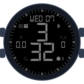 Simple Large Digital No.5 Gen3 Forerunner 170