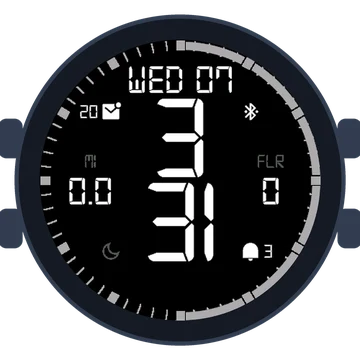 Simple Large Digital No.5 Gen3 Forerunner 170