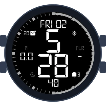 Simple Large Digital No.5 Gen3 Forerunner 245