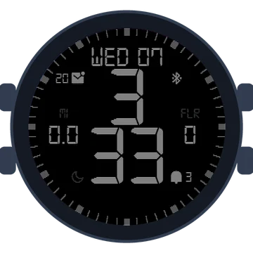 Simple Large Digital No.5 Gen3 Forerunner 265