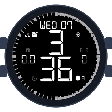 Simple Large Digital No.5 Gen3 Forerunner 570