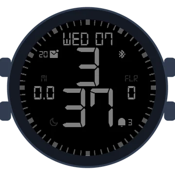 Simple Large Digital No.5 Gen3 Forerunner 965