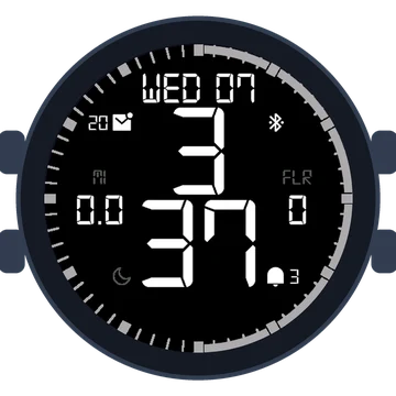 Simple Large Digital No.5 Gen3 Forerunner 965