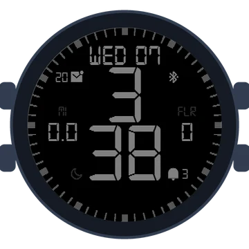 Simple Large Digital No.5 Gen3 Forerunner 970