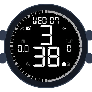 Simple Large Digital No.5 Gen3 Forerunner 970