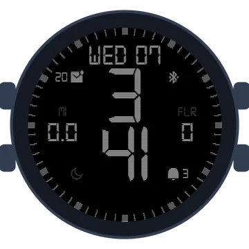Simple Large Digital No.5 Gen3 MARQ (Gen 2) Aviator