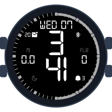 Simple Large Digital No.5 Gen3 MARQ (Gen 2) Aviator