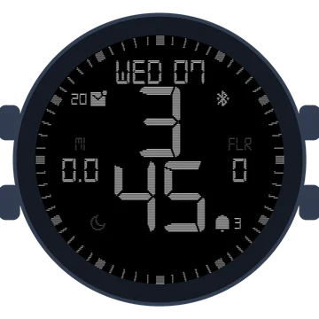 Simple Large Digital No.5 Gen3 Venu 2S