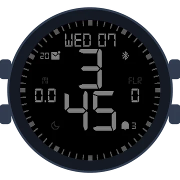 Simple Large Digital No.5 Gen3 Venu 3