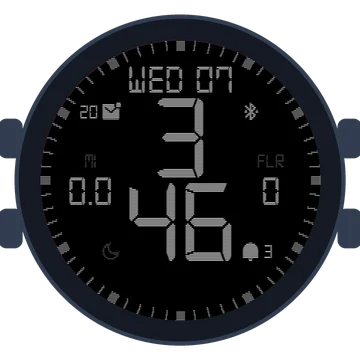 Simple Large Digital No.5 Gen3 Venu 3S