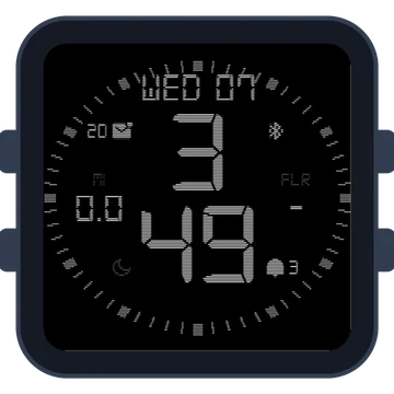 Simple Large Digital No.5 Gen3 Venu Sq 2