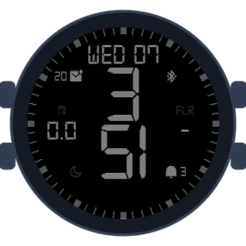 Simple Large Digital No.5 Gen3 vívoactive 5