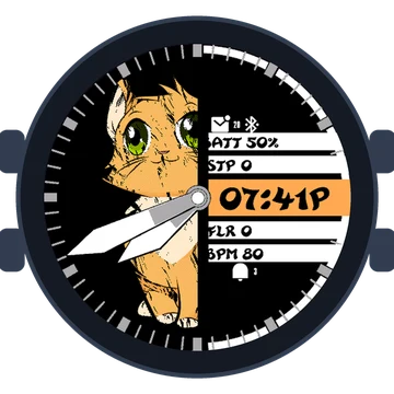 Sweet Yellow Kitty Cat Gen3 epix Pro (Gen 2)