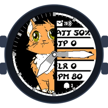 Sweet Yellow Kitty Cat Gen3 fēnix 5