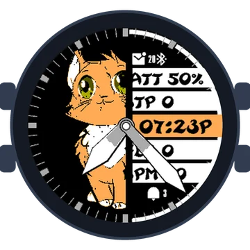 Sweet Yellow Kitty Cat Gen3 fēnix 6 Pro