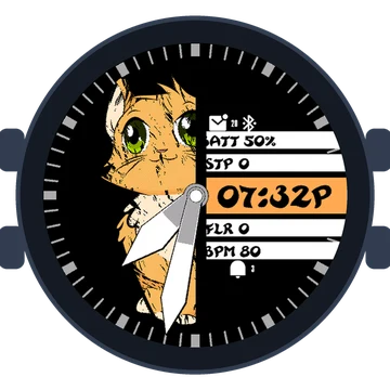 Sweet Yellow Kitty Cat Gen3 fēnix 8