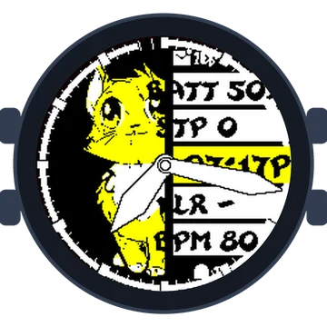 Sweet Yellow Kitty Cat Gen3 Forerunner 55