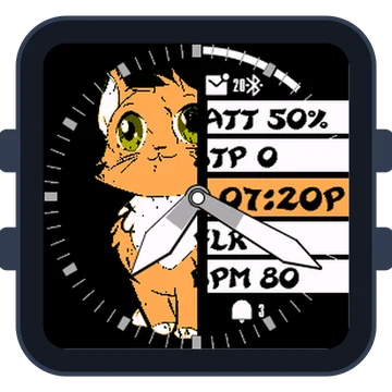 Sweet Yellow Kitty Cat Gen3 Venu Sq